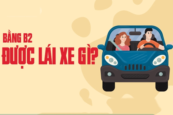 Bằng B2 lái được xe gì?