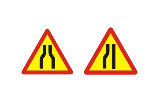 Biển báo đường hẹp