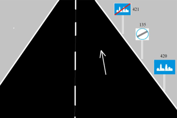 Biển báo khu đông dân cư và biển báo hết khu dân cư