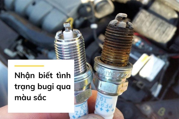 Nhận biết tình trạng bugi qua màu sắc