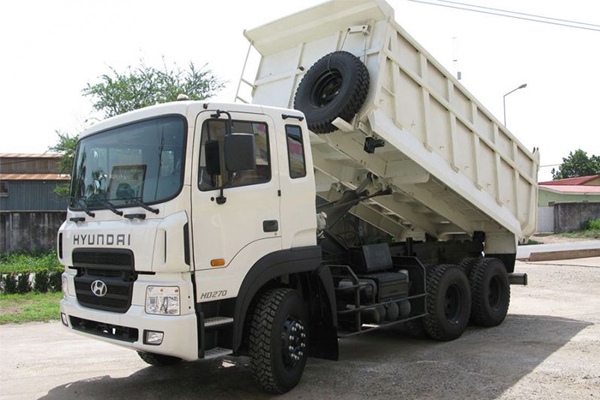 Cabin xe ben Hyundai