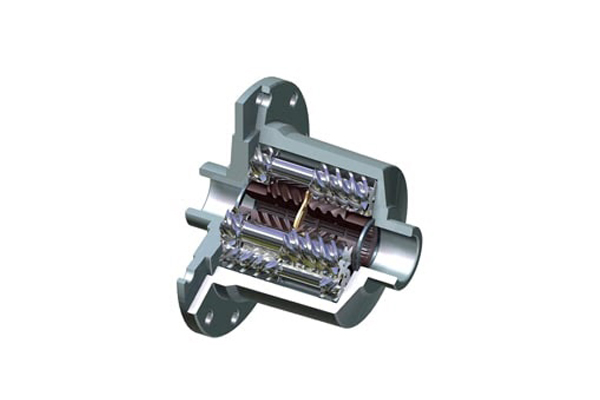 Vi sai chống trượt cảm ứng momen xoắn kiểu ma sát lệch trục