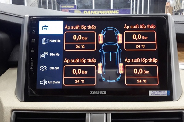 Cấu tạo cảm biến áp suất lốp