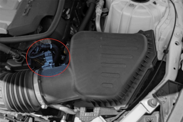 Vị trí cảm biến lưu lượng khí nạp MAF