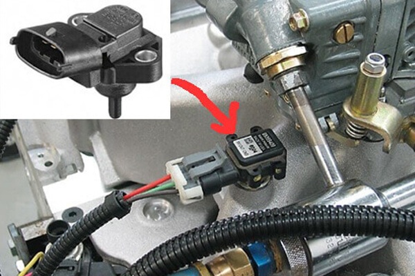 Vị trí cảm biến map trên ô tô