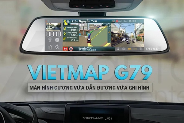 Camera hành trình gương Vietmap G79