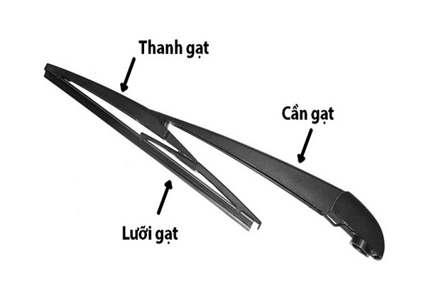 Cấu tạo cần gạt mưa ô tô