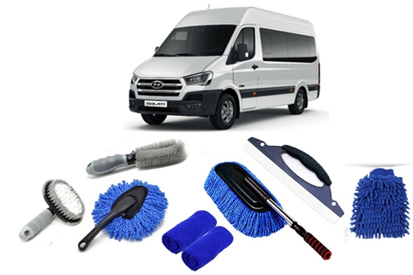 Chuẩn bị dụng cụ trước khi vệ sinh xe ô tô