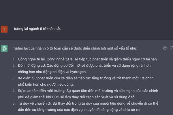 Tương lai ngành công nghiệp ô tô toàn cầu
