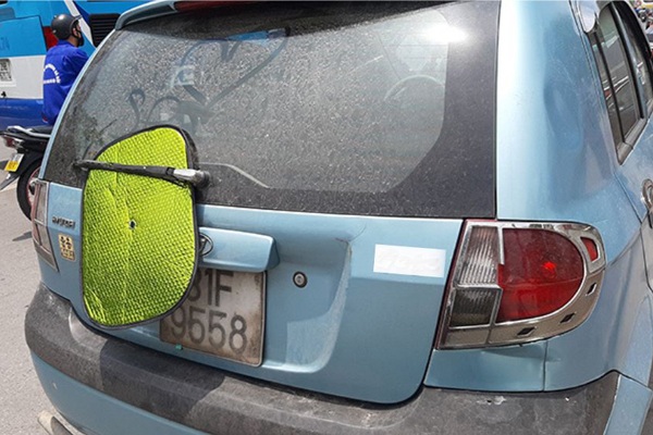 Hành vi che biển số trốn phạt nguội