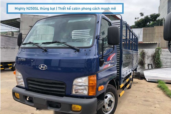 Cabin Hyundai N250SL thùng phủ bạt