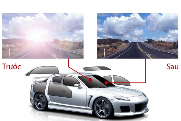 Tác dụng dán phim cách nhiệt kính lái ô tô