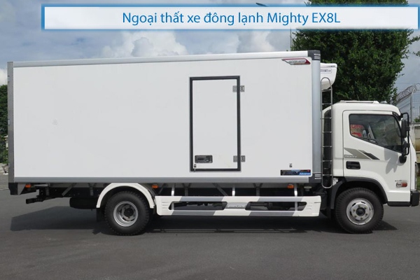 Ngoại thất Hyundai Mighty EX8 bản cao cấp