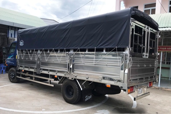 Thùng bạt inox Hyundai New Mighty 110SL