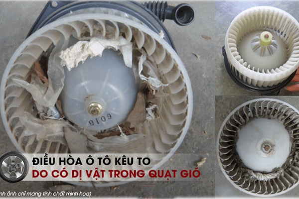 Nguyên nhân điều hòa ô tô bị kêu
