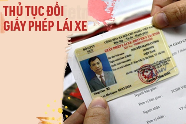 Thủ tục đổi giấy phép lái xe