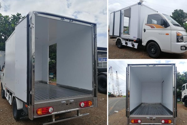 Quy cách đóng thùng composite Hyundai 1 tấn 5