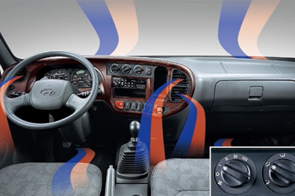 Hệ thống điều hòa không khí trên xe tải Hyundai
