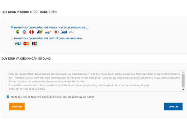 Hướng dẫn mua bảo hiểm bắt buộc ô tô online