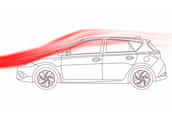 Khí động học ảnh hưởng tới khả năng di chuyển của ô tô