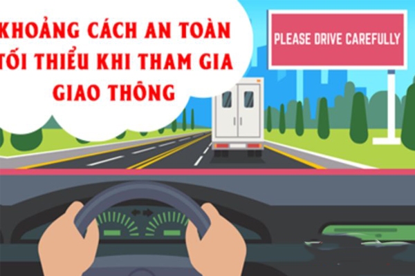 Khoảng cách an toàn giữa 2 xe ô tô