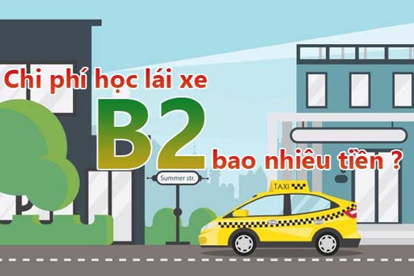 Chi phí thi bằng lái xe B2