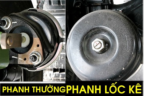 So sánh phanh thường và phanh lốc kê xe tải