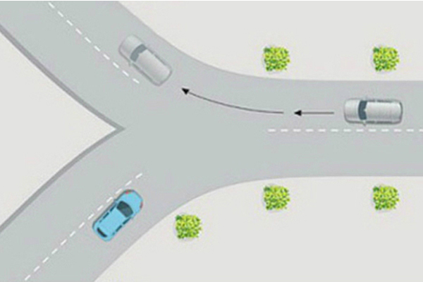 Bật xi nhan rẽ xe ô tô