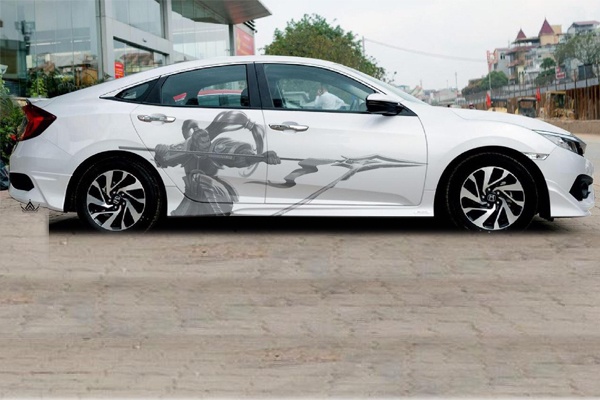 Decal dán xe ô tô