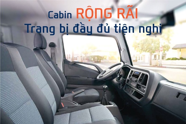 Nội thất xe tải Hyudai Mighty EX Series bản cao cấp
