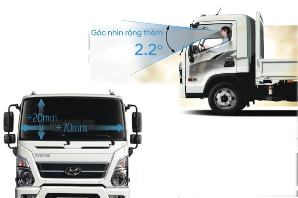 Sự đổi mới trong thiết kế xe tải Mighty 8 tấn Hyundai