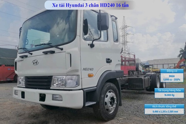 Thông số kỹ thuật Hyundai HD2403 chân