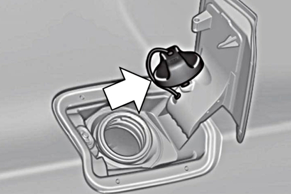 Mở nắp bihf xăng