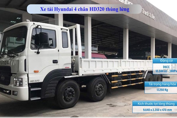 Xe Hyundai HD320 thùng lửng