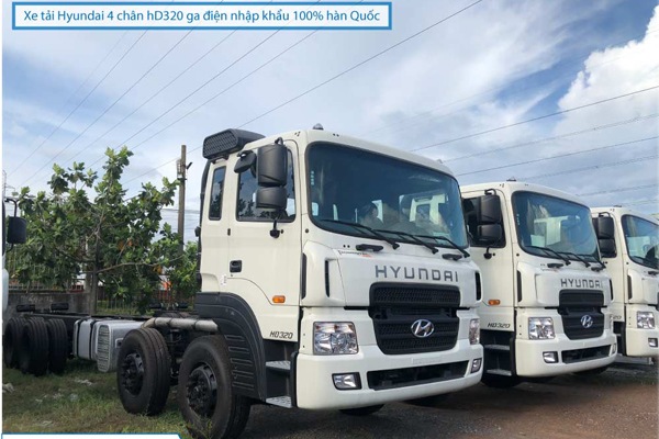 Xe tải 4 chân HD320
