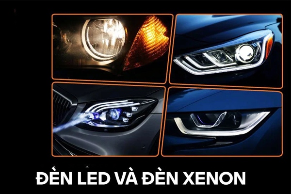 Phân biệt đèn xenon và đèn led ô tô