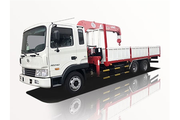 Xe tải gắn cẩu tự hành Hyundai
