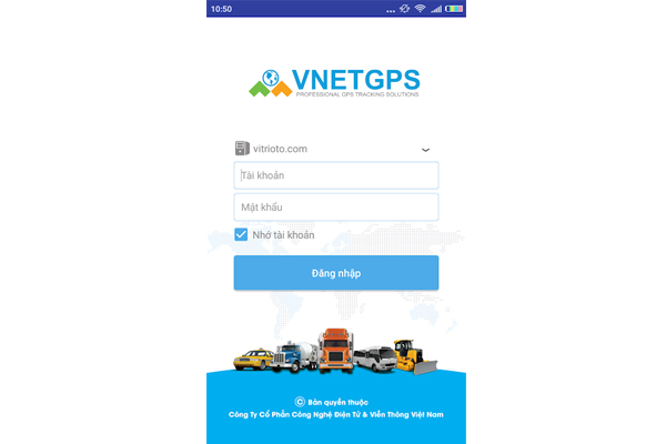 Phần mềm giám sát hành trình ô tô VnetGPS