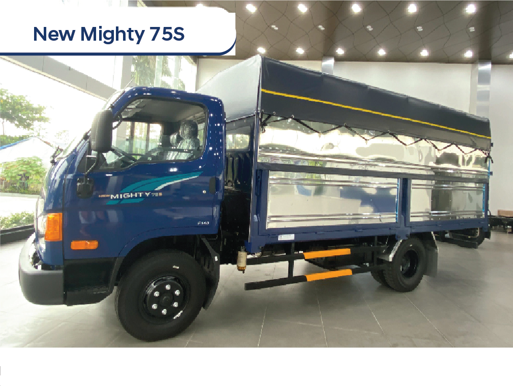 New Mighty 75S – 3,5 tấn hoặc 4 tấn – Thùng bạt
