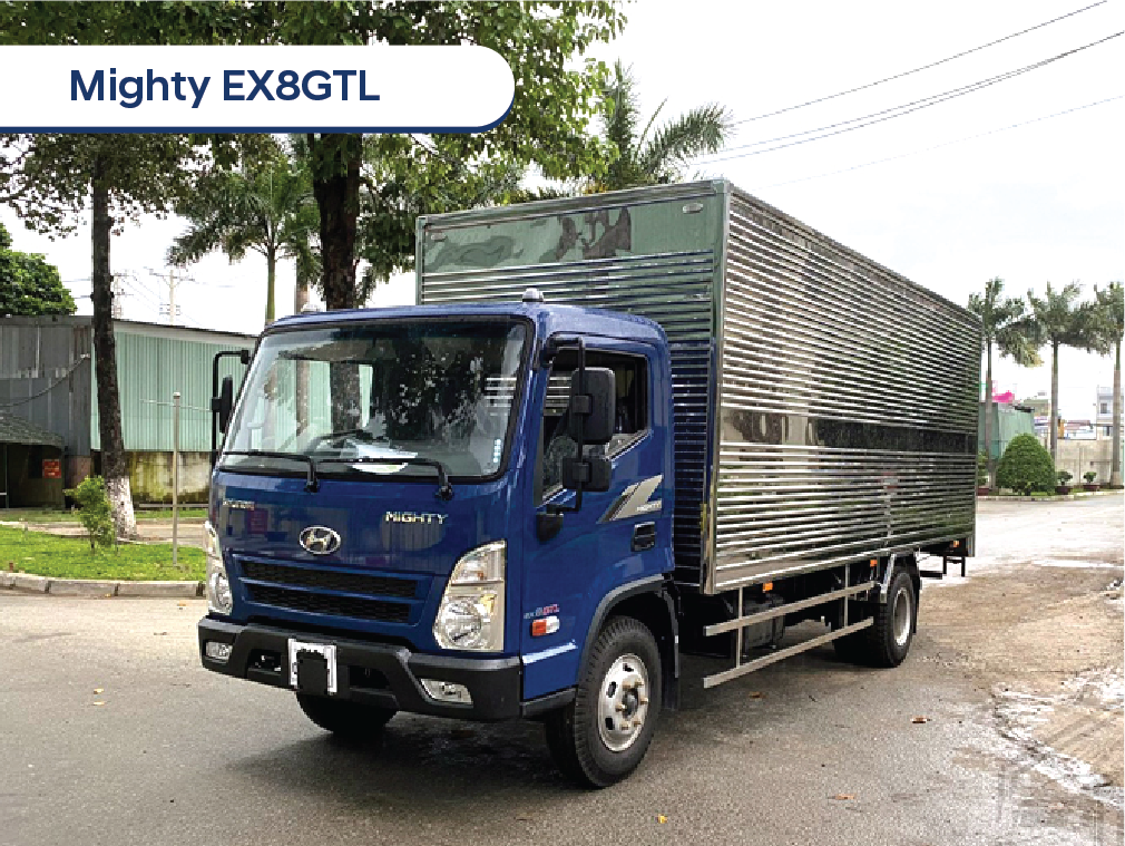 Mighty EX8GTL - 7 tấn - Thùng kín