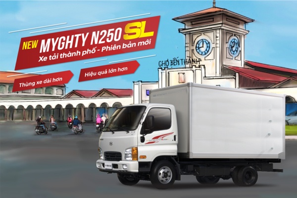 Hyundai New Mighty N250SL mới nhất 2023