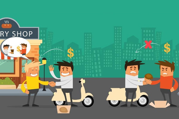 Công việc của nhân viên giao hàng
