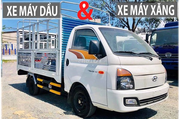 So sánh xe tải máy xăng và máy dầu