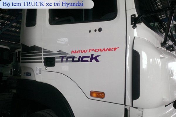 Tem truck xe tải Hyundai
