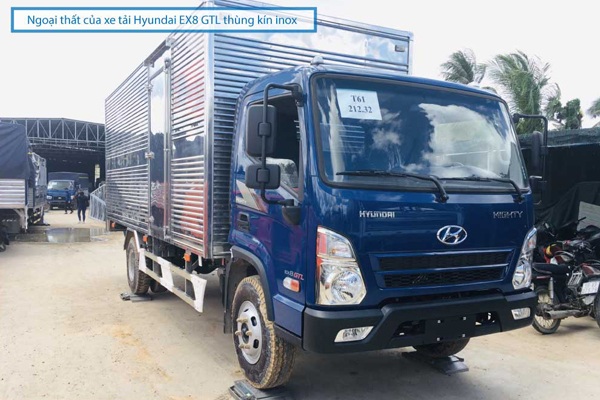 Thông số kỹ thuật xe tải 7 tấn New Mighty EX8 GTL thùng kín