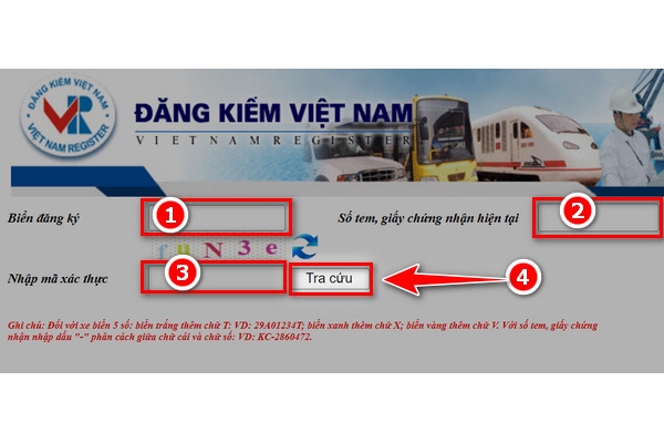 Cách tra cứu hồ sơ dữ liệu đăng kiểm ô tô online
