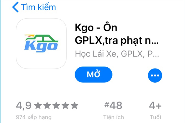 App kiểm tra phạt nguội