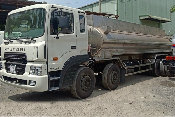 Xe bồn chở dầu thực vật