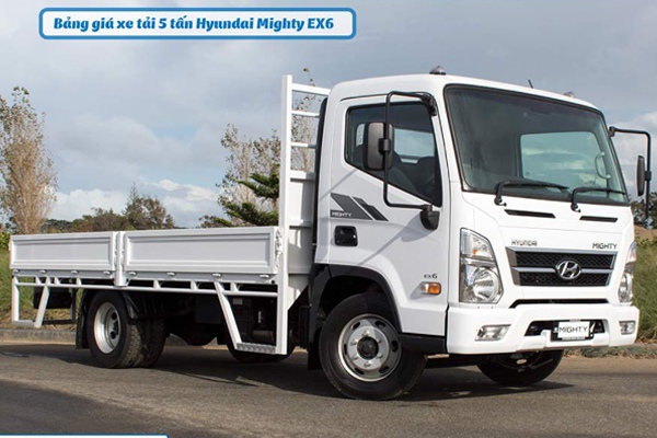 Xe tải 5 tấn Hyundai chở hàng