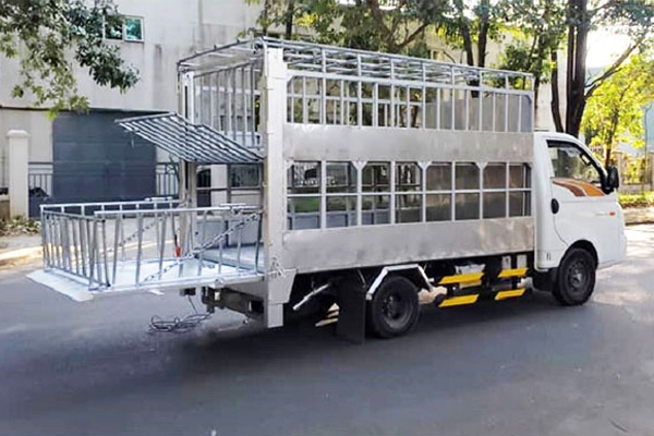 Xe tải chở gia súc